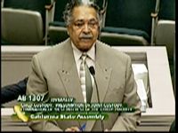 Calif. Assemblyman Mervyn Dymally

                at hearing on AB 1307 (May 3, 2005)